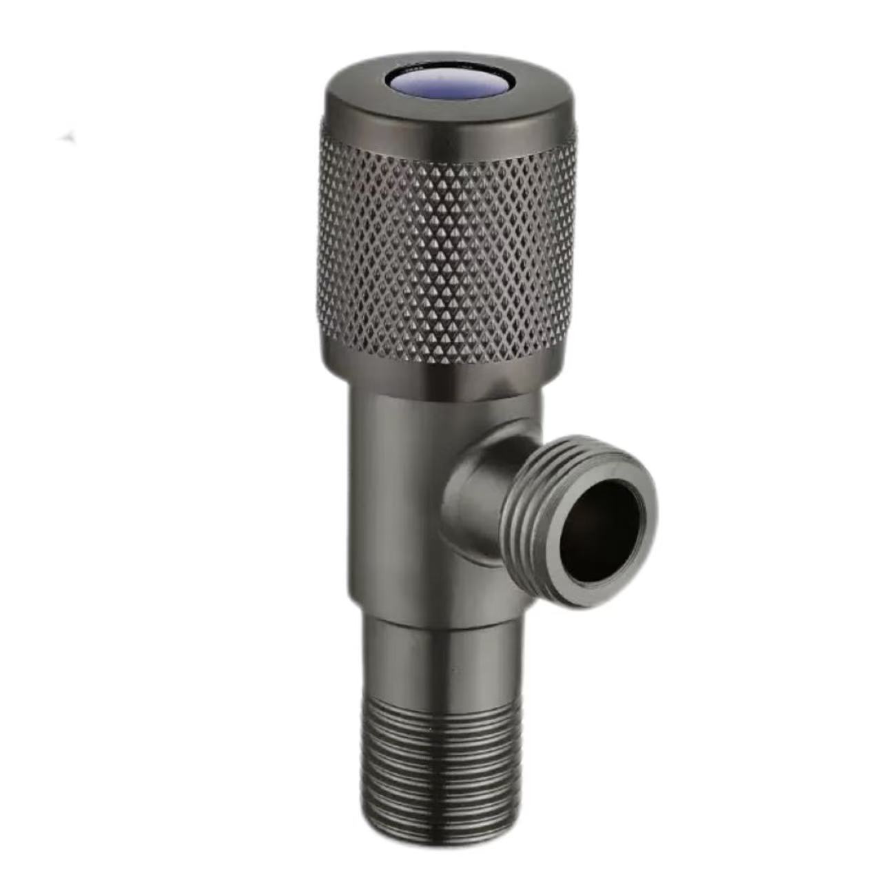 Gunmetal Knurled హ్యాండిల్ యూనివర్సల్ హాట్ అండ్ కోల్డ్ వాటర్ ఇన్లెట్ వాల్వ్ Gunmetal Knurled హ్యాండిల్ యూనివర్సల్ హాట్ అండ్ కోల్డ్ వాటర్ ఇన్లెట్ వాల్వ్
